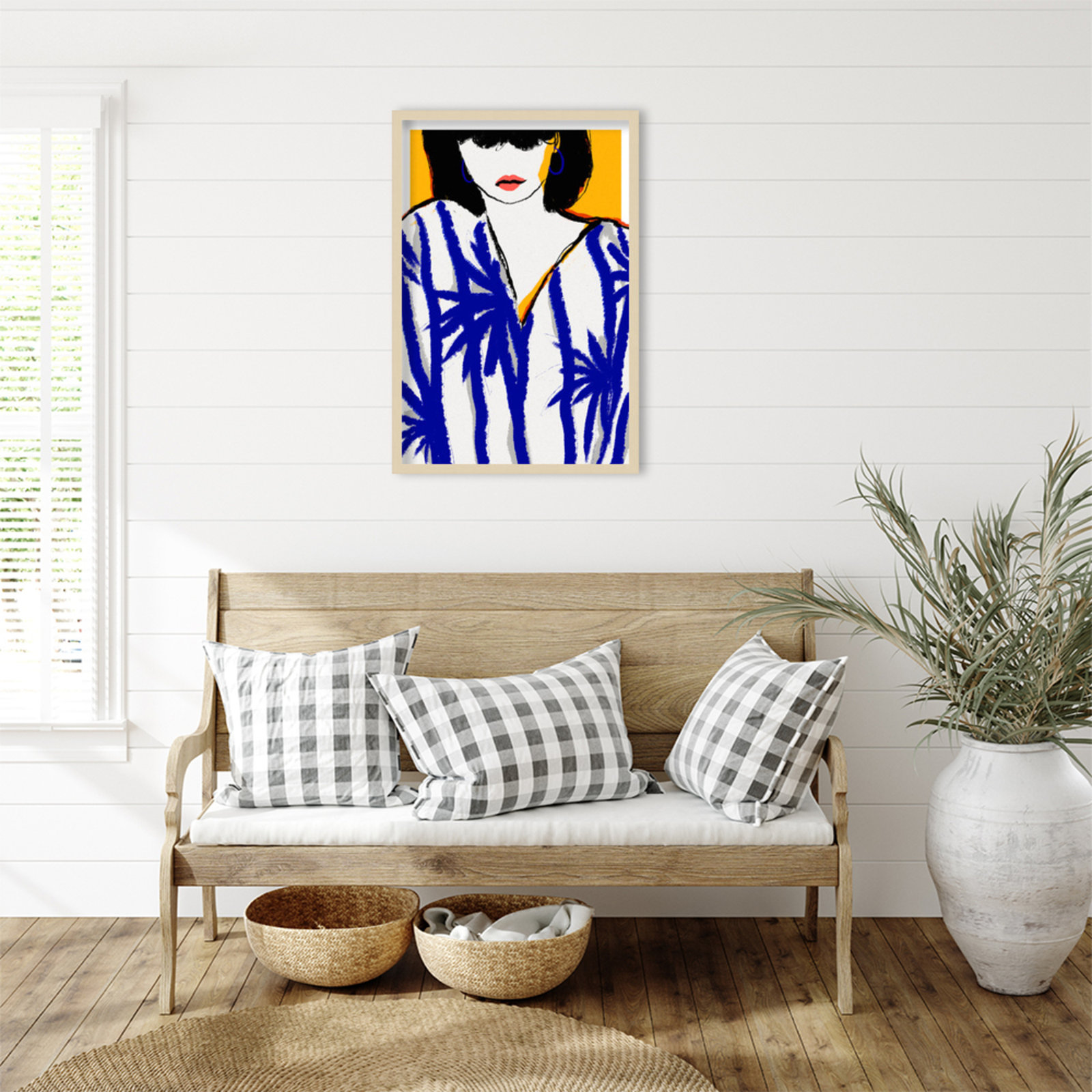 Galya "Summer Memories" Print by Treechild, Brown, 33" H x 23" W