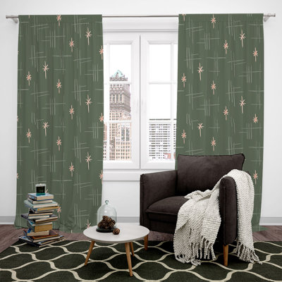 Semi Sheer Curtain Pair