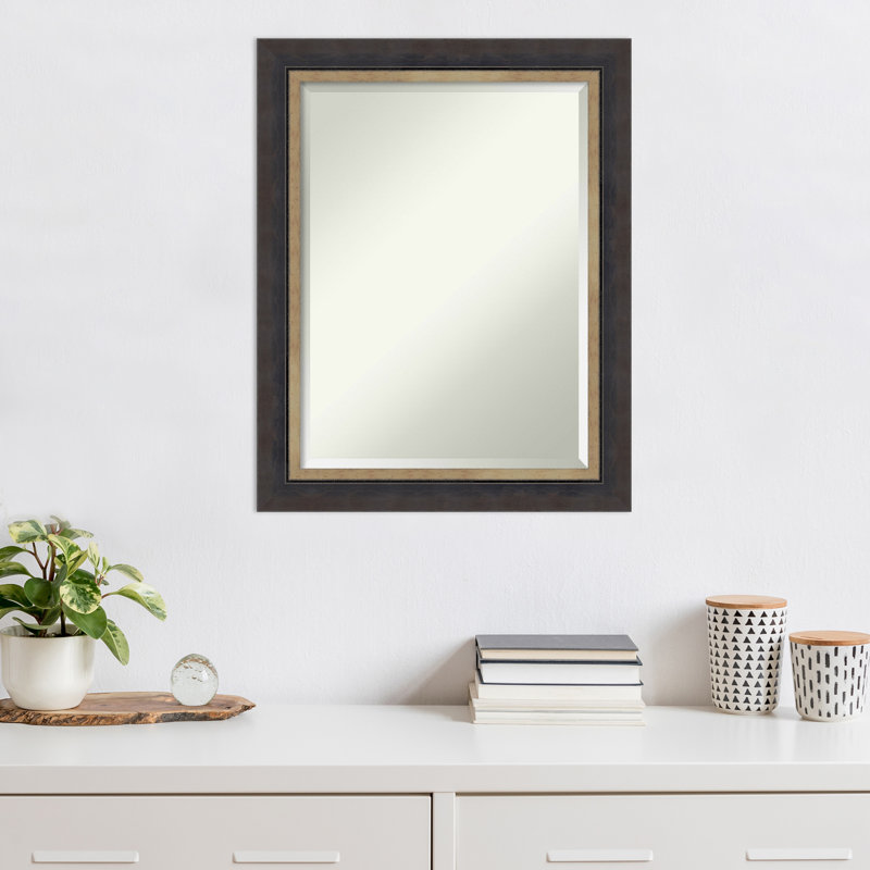 Miroir mural martelé, 28,75 po x 22,75 po
