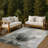 Machine Washable Indoor/Outdoor Chantille ACN2745 Botanical Rug-637692501-637692500