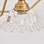 Applique murale 5 lumières pour salle de bain rétro en laiton antique avec abat-jour en verre transparent-1902482075-1902668757-1906477554