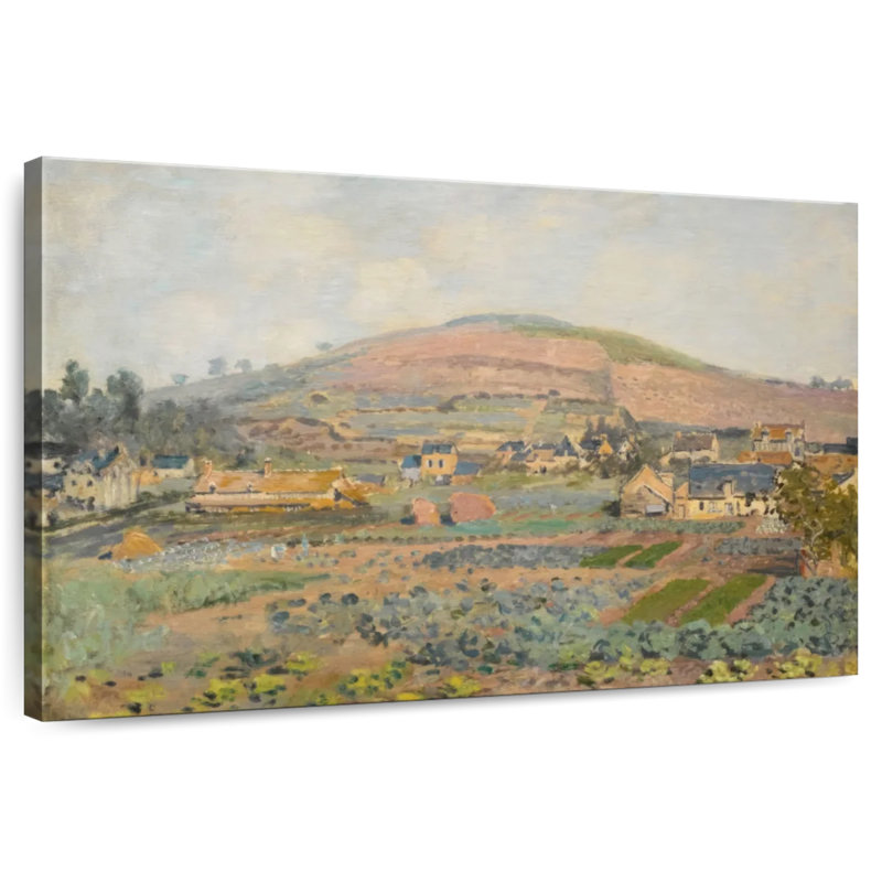 Mont Riboudet à Rouen au printemps, H 30 po x l 45 po