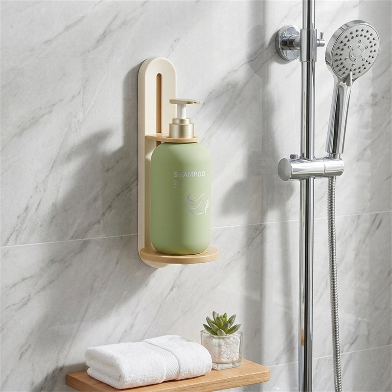 Porte-shampooing mural sans perceuse, Crème