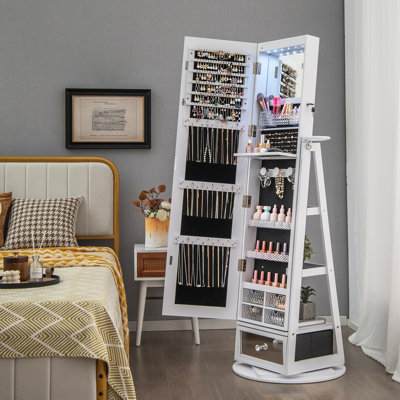 Armoire pour bijoux autoportante de 22 po de largeur Kenmare