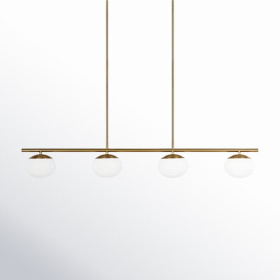 Vibi 4 Light Metal Dimmable Kitchen Island Chandelier
