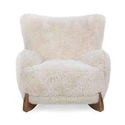 Riya Upholstered Plush Accent Chair
