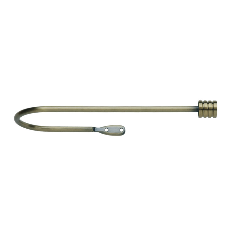 Gold Curtain Holdback, 0.24cm H x 28cm W x 10.70cm D