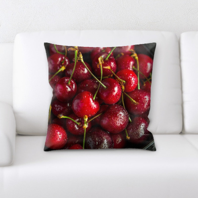 Coussin cerise