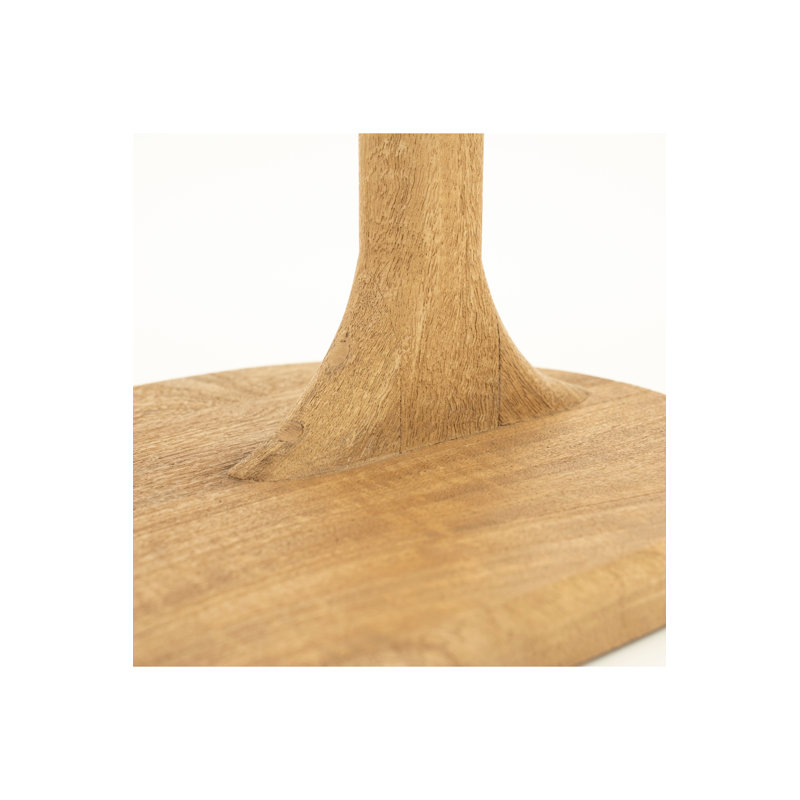 End Table Solid Wood End Table, Natural