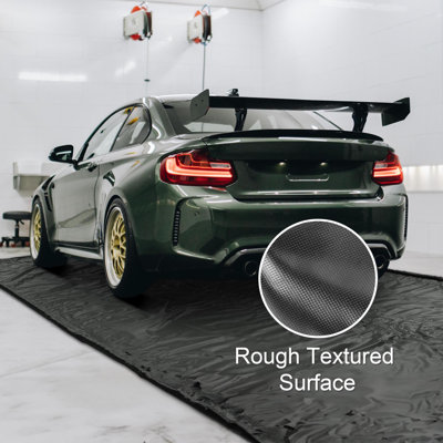 Yescom 8'6"x20' Garage Floor Mat Under Car Non-slip Containment Mat Heavy Duty Waterproof For Cars Suv Protection From Snow Rain And Mud Oil