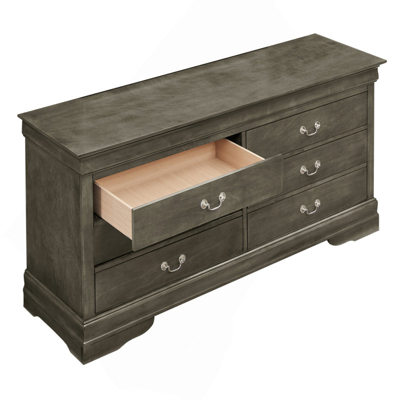 Commode Louisphillipe G02105-D, gris, Gris