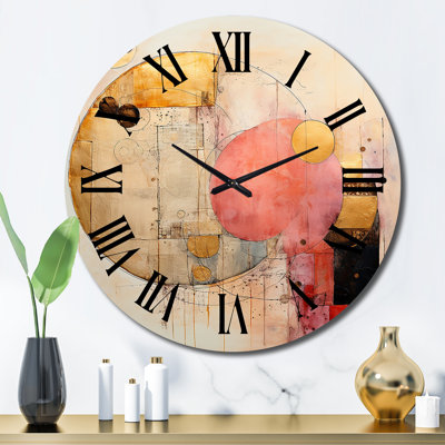 Horloge murale en métal Beyarmudu