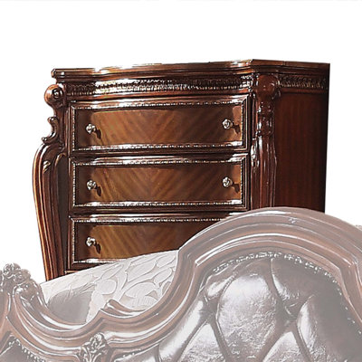 Commode 5 tiroirs de rangement picard, finition chêne miel