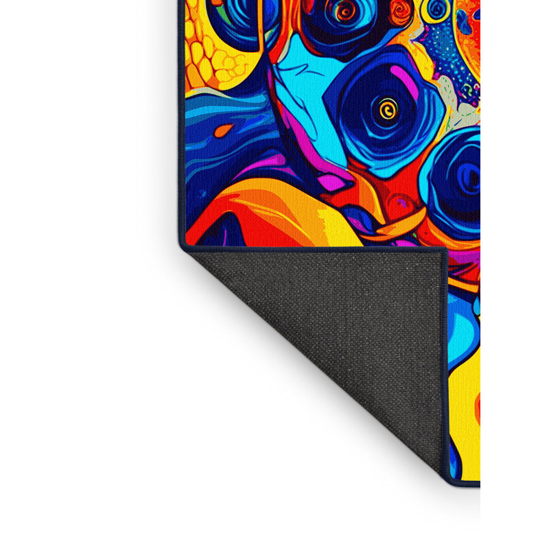 Stellar Bloom Rug, Rectangle 2' x 3'