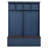 Farmhouse 4-In-1 Hall Tree With Wood Grain Bench And Large Drawers, Versatile Entrance Organizer For Modern Homes-88172041