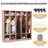 5-Section Classroom Coat Locker, 10 Cubbies, Daycare Cubby With 4 Casters