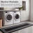Double Border Machine Tufted Performance Black/Twisted Grey  Rug-1309786889