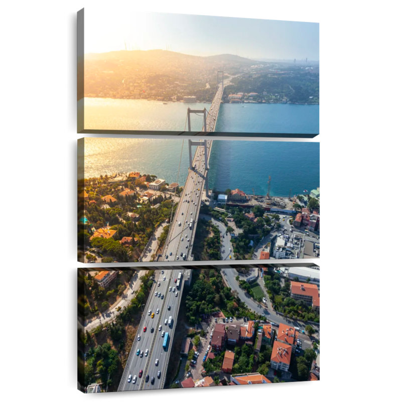Masam Istanbul Bosphorus Bridge, 65" H x 42" W