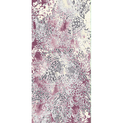 Touffeté crème/rose tapis décoratif Seder