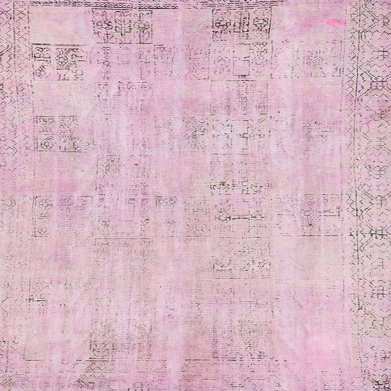 Abstract Indoor Rug, Square 3'