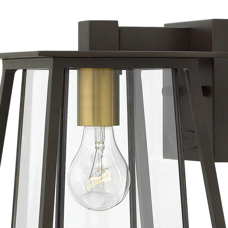 Walker Outdoor Wall Lantern, 9.5" H x 7.3" W x 8.3" D