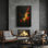 Art mural encadré, rétro, antique, classique pour chambre à coucher
