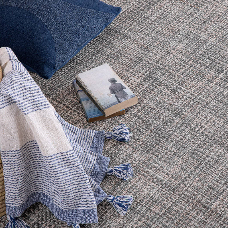 Morris Hand Woven Indoor/Outdoor Rug, Rectangle 5' x 8'