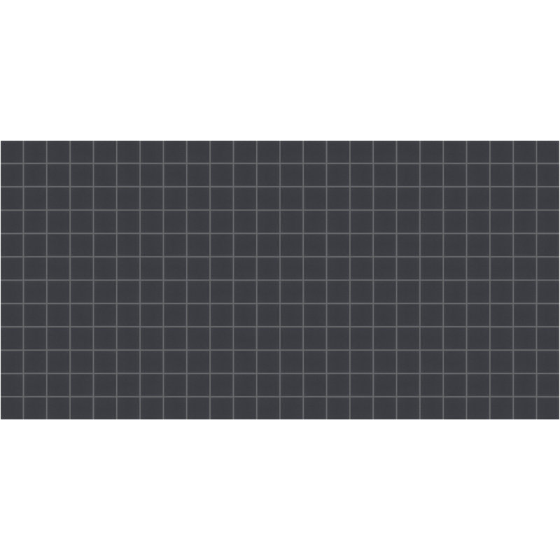 Daltile Keystones 1" x 1" Mosaic Tile (12 PCS Per Carton) (24.00 SQFT Per Carton), Mosaic, 1" x 1", Black/Ebony