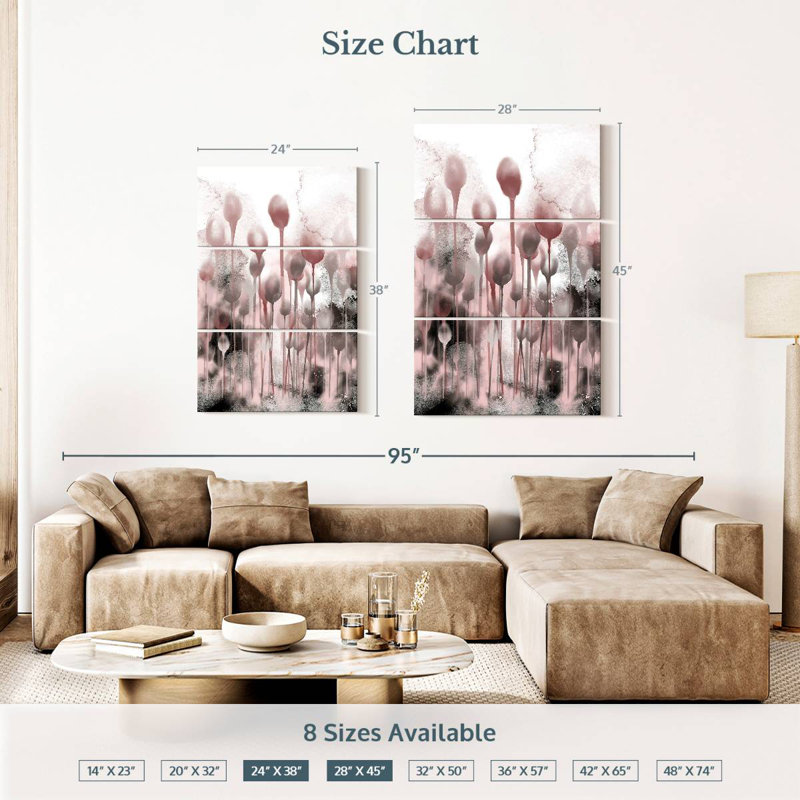 Avery Enlightened Minds Blush, 38" H x 24" W