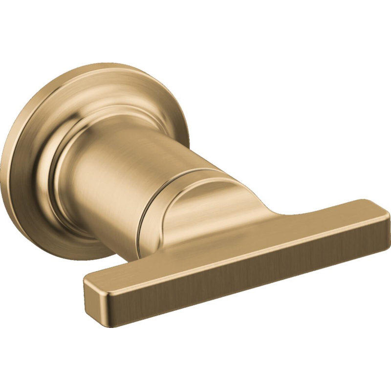 Ensemble de poignées de robinet de baignoire à fixation murale Tetra, Bronze champagne