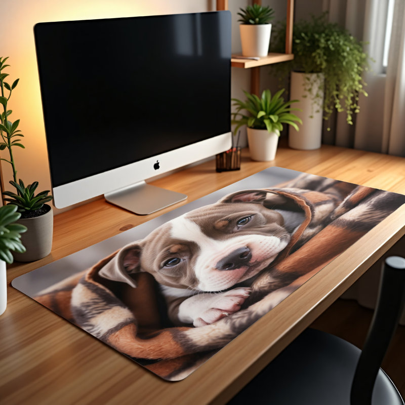 Polyester Desk Pad, 31.5x15.5
