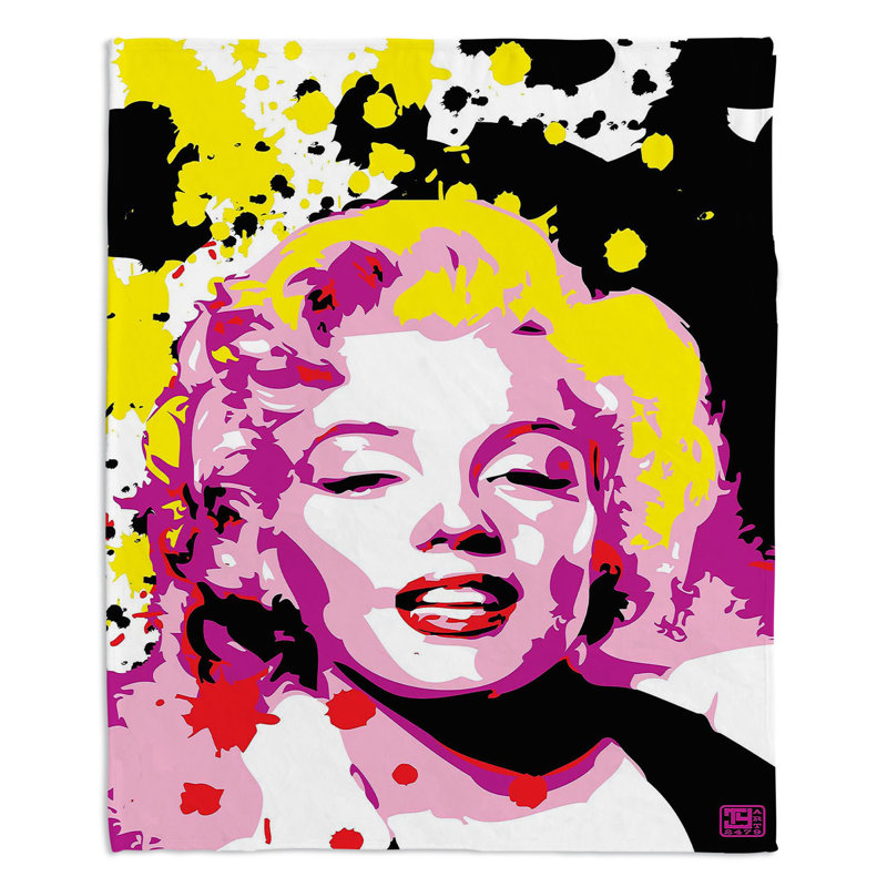  Jeté Marilyn Monroe, l 68 po x L 80 po