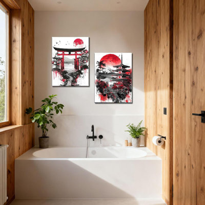 2 Piece Wrapped Canvas Print