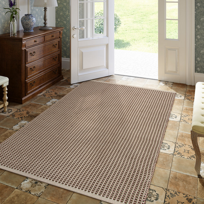 Tapis lavable en coton tissé Griss, Rectangle 3 pi x 5 pi
