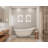 Diamante Series 67.32 " L x 29.53 " W Freestanding and Mounting / Installation Required Soaking Acrylic Bathtub
