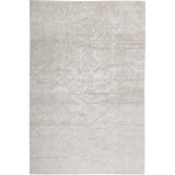 Hand-Knotted High-Quality Silver Area Rug