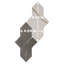 Bouclier à carreaux Istanbul 4-3 / 4 po X 8 1/4 po Ensemble de carreaux de porcelaine pour plancher et mur