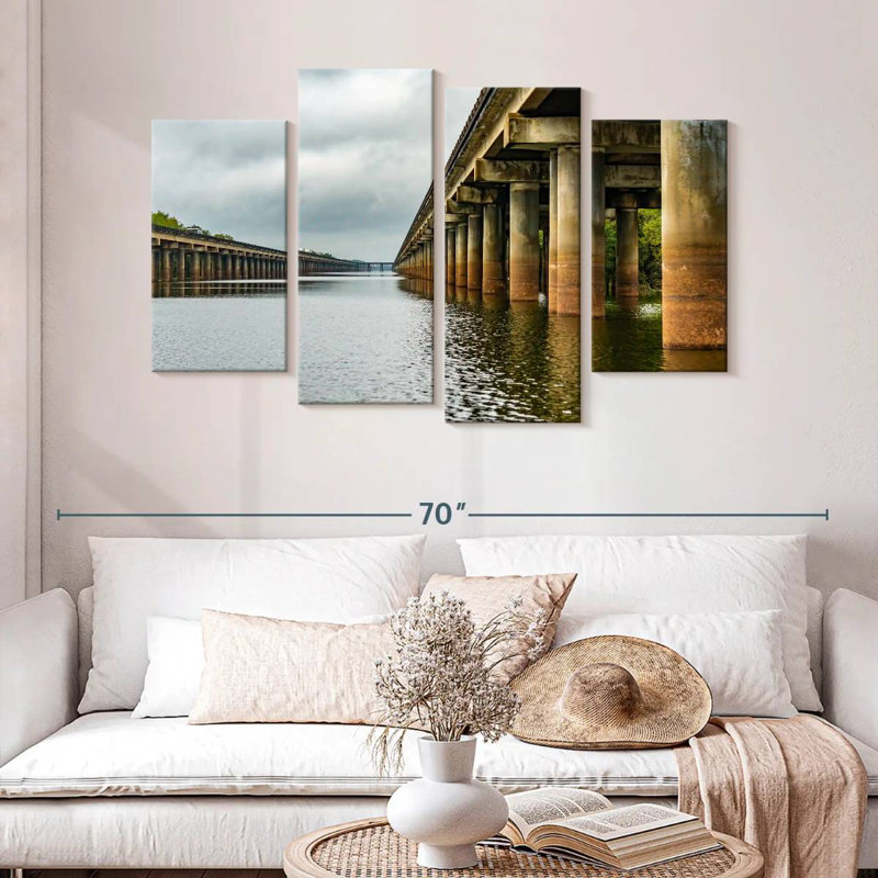 Pont Alvord Atchafalaya Basin, H 32 po x l 52 po