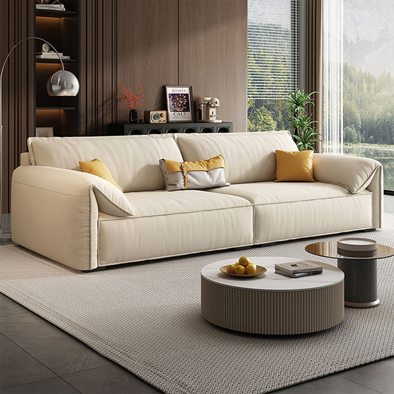 Coussin modulaire beige en polyester, H 31,89 po x l 97,64 po x P 41,34 po, 3