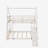 Twin over Queen House Bunk Bed with Climbing Nets and Climbing Ramp, Natural-905865324