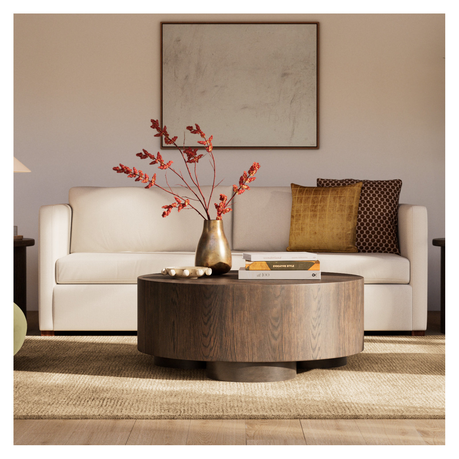 Caesar Coffee Table, Dark Brown