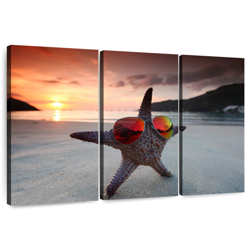 Cool Starfish, 28" H x 45" W