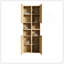 CC1014S112310 Ensemble d'armoires latérales flottantes 4 pièces en chêne brut et chêne brut, armoire de rangement murale pour petits espaces, KD