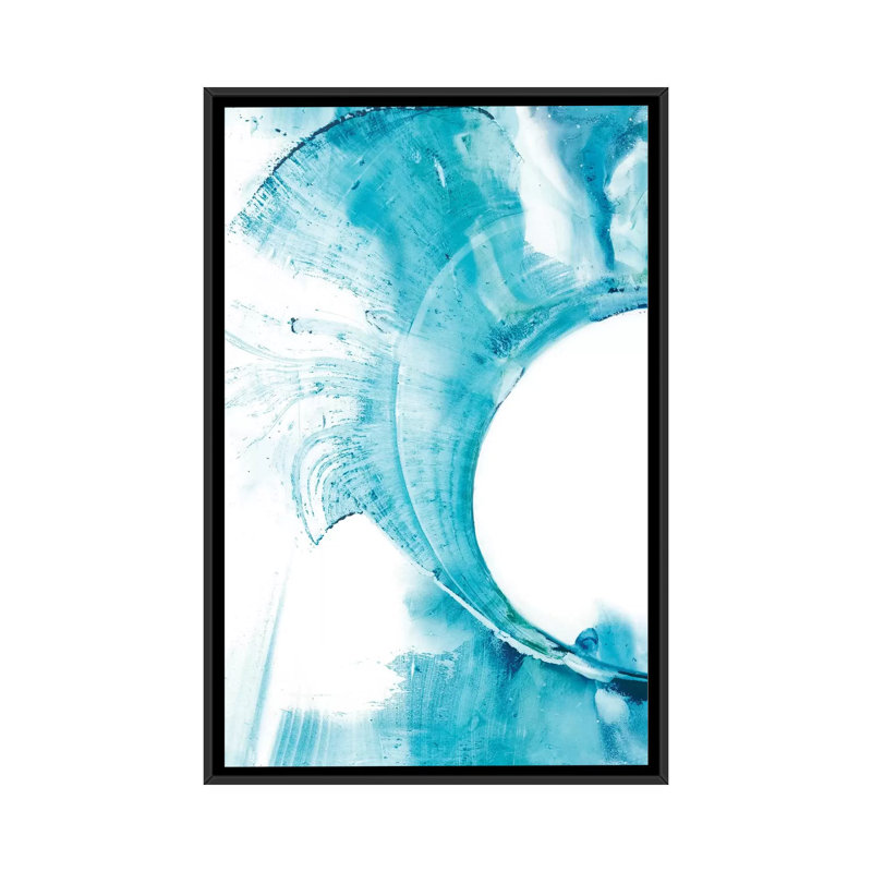 Reproduction d’art, "Aperture I" par Ethan Harper, H 60 po x l 40po x P 1,5 po, Toile avec cadre noir, Pas de tapis