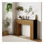 Console 47 po en bois moderne, table d'entrée, table de canapé - Design rustique et contemporain