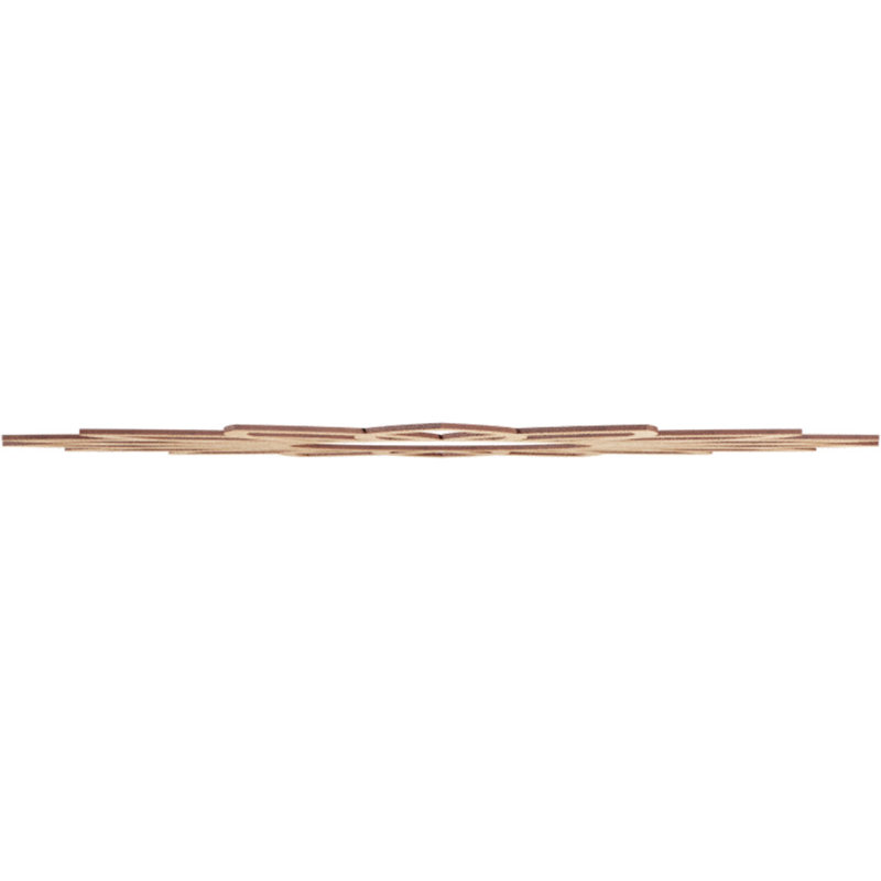 Médaillon de plafond en bois Daisy, H 40 po x l 40 po x P 0,38 po, Aulne