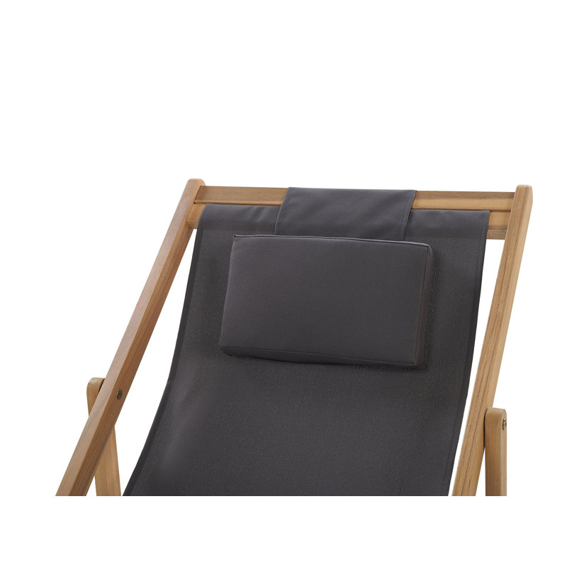 Aadhish Folding Deck Chair, 2, Grey