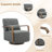 Solid Wood Upholstered Swivel Armchair-554320650