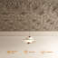 Paquet de 12 tuiles de plafond de 24 po x 24 po, panneaux de plafond à coller 3D en PVC (48 pieds carrés / caisse)-116367963