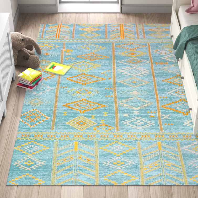 Rafael Southwestern Polyester Rug